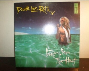 1985 Vinyl EP Record Crazy From The Heart David Lee Roth Excellent Condition 8393
