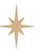 North Star Cutout Shape Laser Cut Unfinished Wood Shapes, Craft Shapes, Gift Tags, Ornaments #742 All Sizes