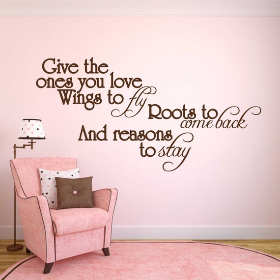 Inspirational Wall Decal Quote Living Room wall decor