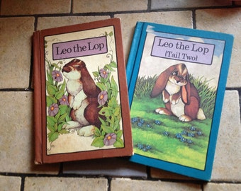 1970s Leo The Lop and Leo the Lop (Tail Two) Children's Books