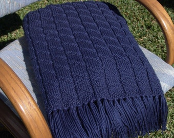 PATTERN - Navy Parallelograms and Spirals, PDF