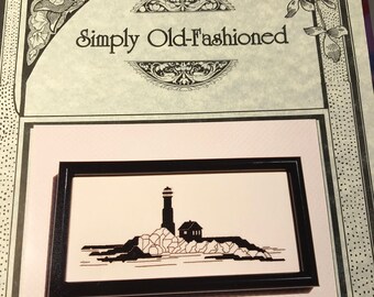 Simply Old Fashioned Cemetery Hill Cross Stitch Pattern 1999