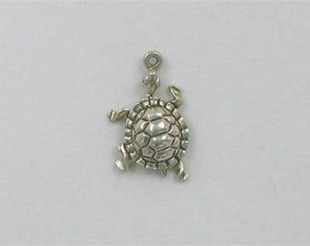 Silver Turtle Wire Drawing Sculpture