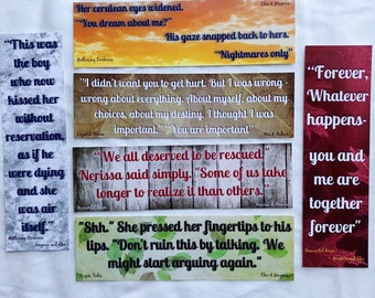 Falling Kingdoms bookmark set