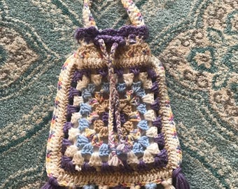 Boho Granny Square Bag