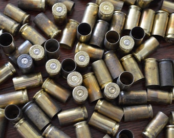 200 of 9mm caliber bullet shells/ casings/ cartridges