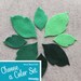 Wool Blend Felt Leaves | 48 Regular Leaves | Pick a Color Set | DIY | 2 Sizes