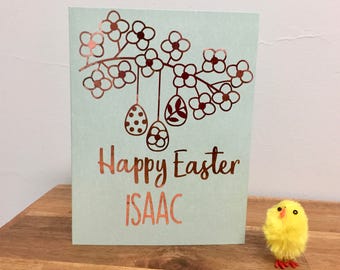 6 personalised easter gift bags party favour bags easter egg