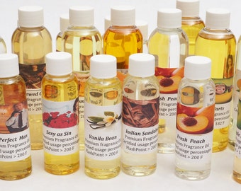 Lot of 8 bottle X 1 Oz or 2 Oz PREMIUM FRAGRANCE OIL for Candles /Soap Making Supplies /Tart /Oil Warmer /Beauty and more