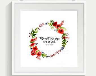 Floral Watercolour print