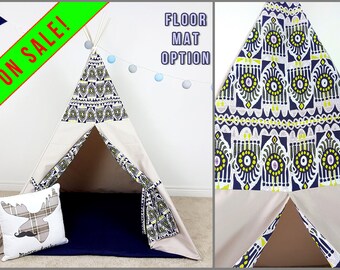 Good Eye Folk Combo Beige Kids teepee tent Play tent Kids tipi Boys teepee Children teepee Large teepee Playhouse
