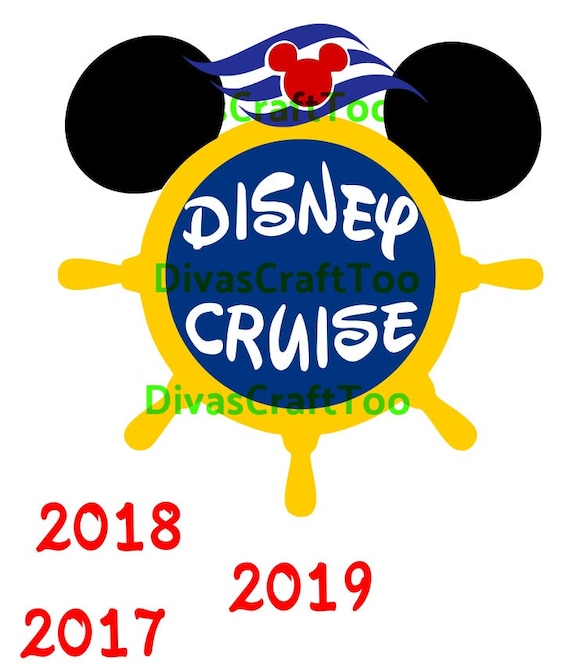 Disney Cruise Line With Wheel SVG