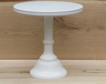 Custom Tall Cake stand, 10”,12",14” Sturdy Cake Stand, Personalize, White, Wedding Cake Stand, Bridal, custom, Cake Pedestal, Shabby Wedding