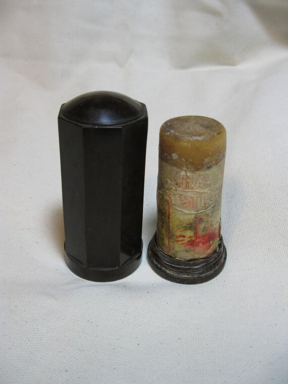 Vintage Shave Stick Compact storage container for shave soap