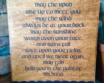 18x24 Irish Blessing