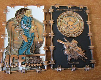 ICE Immigration & Customs Enforcement Protecting The Homeland Challenge Coin #2239