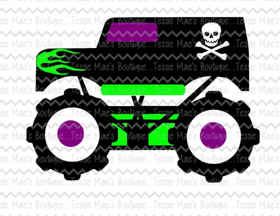 Download Monster Truck SVG DXF EPS Png Cutting File Cuttable
