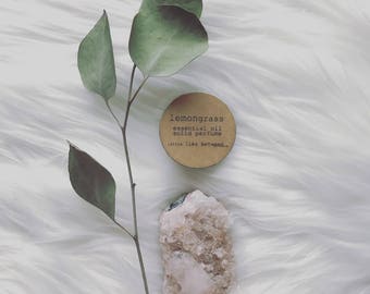 lemongrass solid perfume