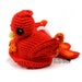 Phoenix Crochet Pattern - Fire Bird Pattern - Phoenix Amigurumi - Crochet Bath Toy Pattern - DIY Crochet - Amigurumi - Instant Download