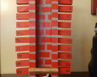 Santa Claus Chimney Advent Calendar