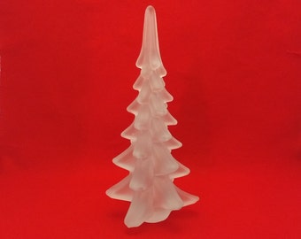 Vintage Frosted Glass Christmas Tree