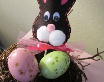Set of (12) EASTER BUNNY LOLLIPOP Covers