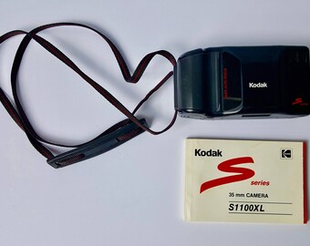 Kodak S Series S1100XL 35mm Camera With Manual, Vintage Kodak 35 mm Camera, 1980s Camera