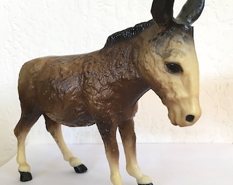 Vintage Donkey Hard Plastic Mule Diamond P Hong Kong