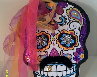 Day Of The Dead Skeleton Wall Art