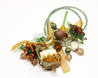 Book Thong | Beaded Bookmark | Flower Bookmark | Reader Gift | Book Lover | Gift for Her