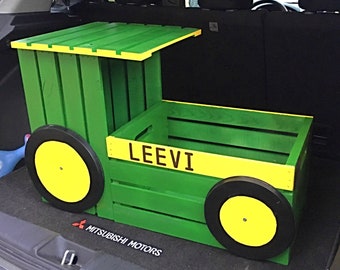 tractor toy chest