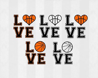 Love basketball | Etsy