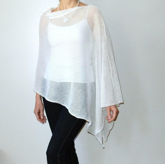 braut poncho leinen poncho wei 223 cover up stricken poncho cape sommer braut braut poncho leinen poncho wei 223 cover up stricken poncho cape sommer braut
