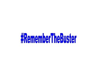 Remember The Buster Vinyl Decal Fast and Furious Paul Walker Sticker