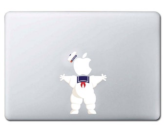 Apple of Ghostbusters (Stay Puft) Marshmallow snowman sticker