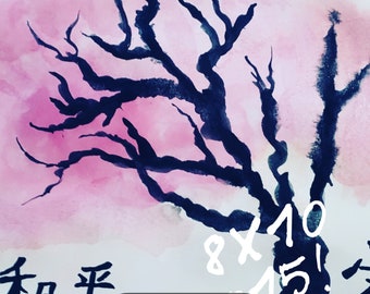 Cherry blossom tree 8X10