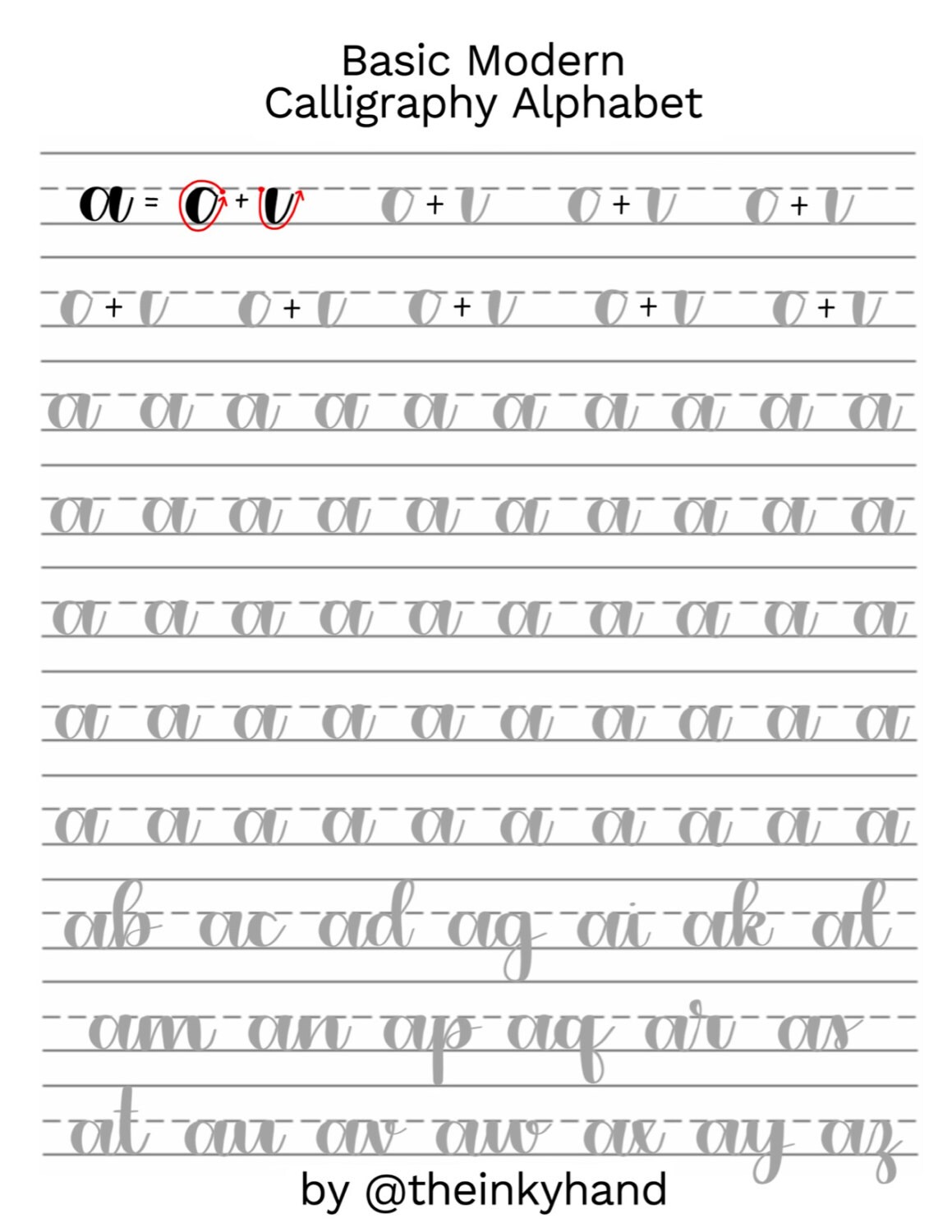 Free Calligraphy Alphabet Printable Crystal Petersen Free Printable 