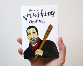 The Walking Dead Christmas Card | Negan Card