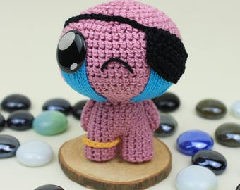 Cain Plush, Cain Amigurumi, Crochet Cain, The Binding of Isaac, Binding Isaac Plush, Gamer Gift, Geek Gift, Nerd Gift, Video Game Gift