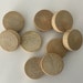 24 Wood 1" Checkers / Chips, Unfinished Checkers, Wooden Checkers, Checkers, Chips, Unfinished Chips, Playing Pieces, Game Pieces
