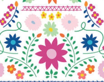 Fabric - Art Gallery - Fiesta Fun Mexican Dress Morning - cotton print.