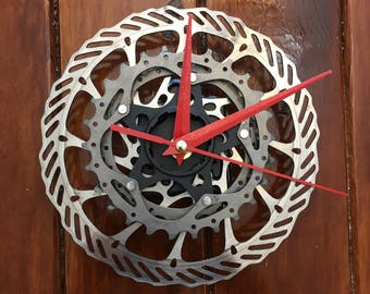 Clock from Recycled Bike Parts