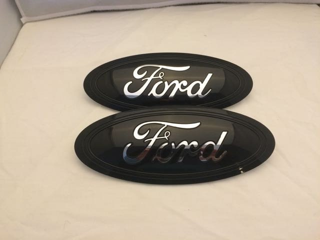 2017 Ford F-250 super duty oval emblem setBlack