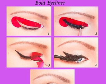 Quick Eyeliner Stickies Stencils Cosmetic Eye Makeup Tool MINI SET 24 pcs ORIGINAL