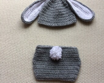 Baby Bunny Halloween, Bunny Baby Set, Boy Bunny Bonnet, Baby Bunny Costume, Woodland Baby Hat, Bunny Baby Clothes, Baby Girl Bunny Hat