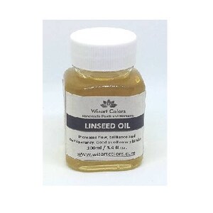 Wizart Colors Linseed Oil for Oil Painting Medium