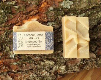 Coconut Milk Shampoo Bar - Solid Shampoo Bar - All Natural Shampoo - Organic Palm Free Vegan Shampoo - Zero Waste Shampoo Soap