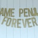 Same Penis Forever Banner – Same Penis Forever Glitter Banner – Bachelorette Party Banner – Bridal Shower Banner – Glitter Banner –Hen Party