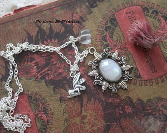 Magic Moon stone necklace