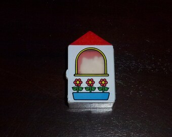 Vintage Sanrio 1976 Hello Kitty Eraser in House